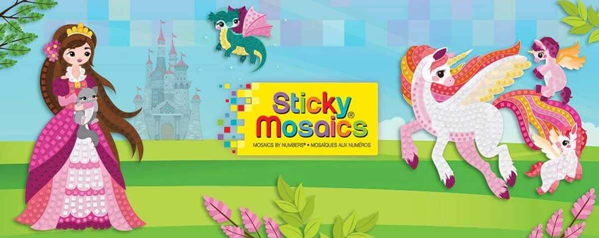 Multi ORB 51020 Sticky Mosaics Travel Pack Princesses